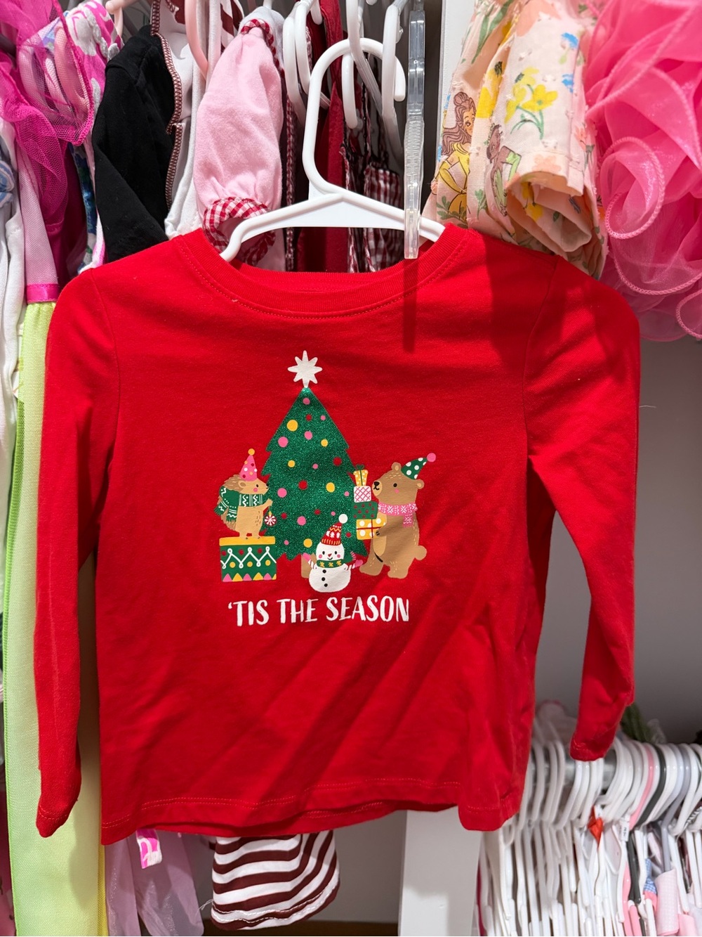 Kids Red Holiday Long-Sleeve Shirt - 'Tis The Season